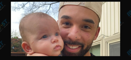 Bartise Bowden and his son Hayden