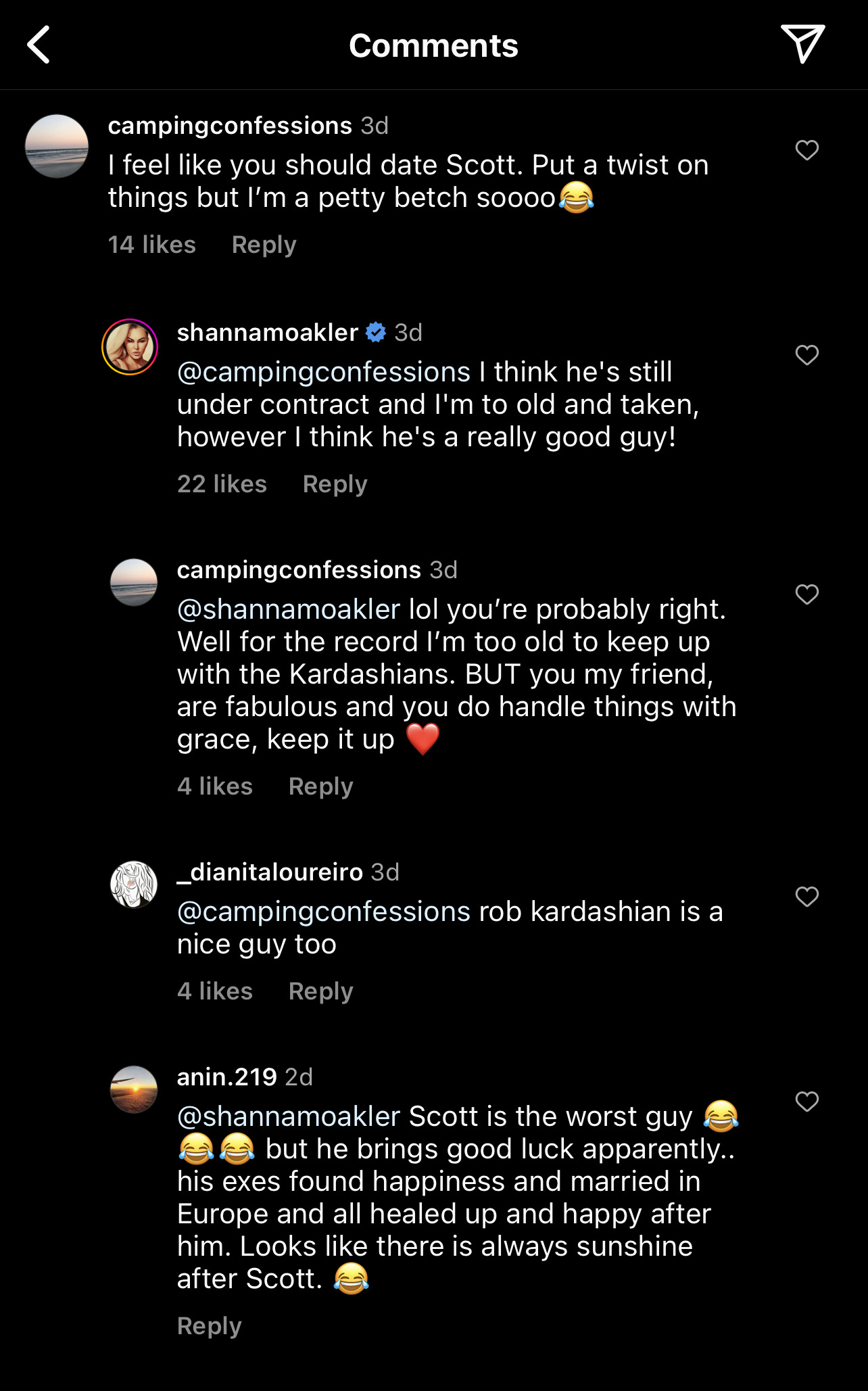 Shanna Moakler Subtly Shades Idea Of Dating Scott Disick After Fan's Suggestion