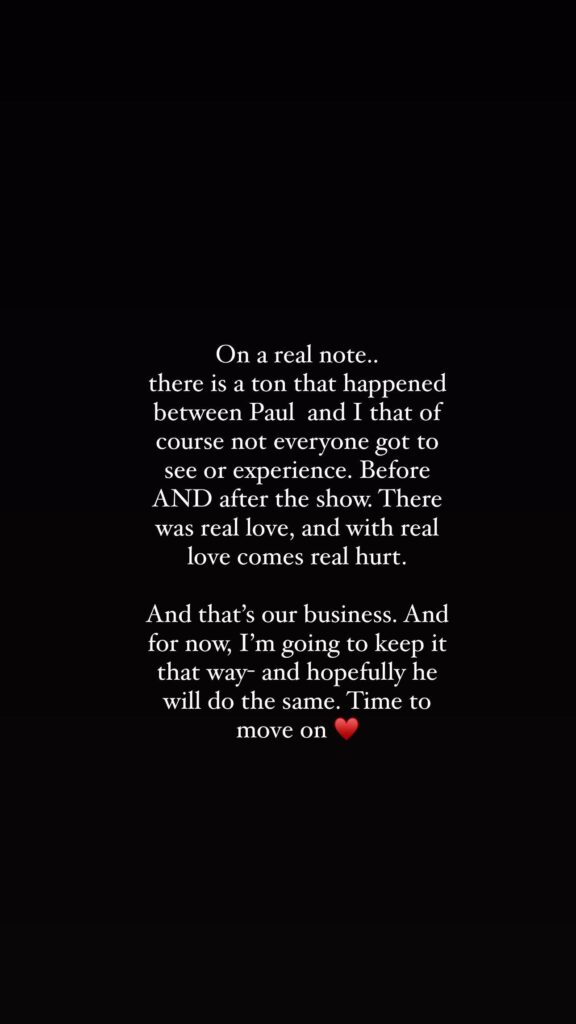 Micah Lussier's Instagram statement
