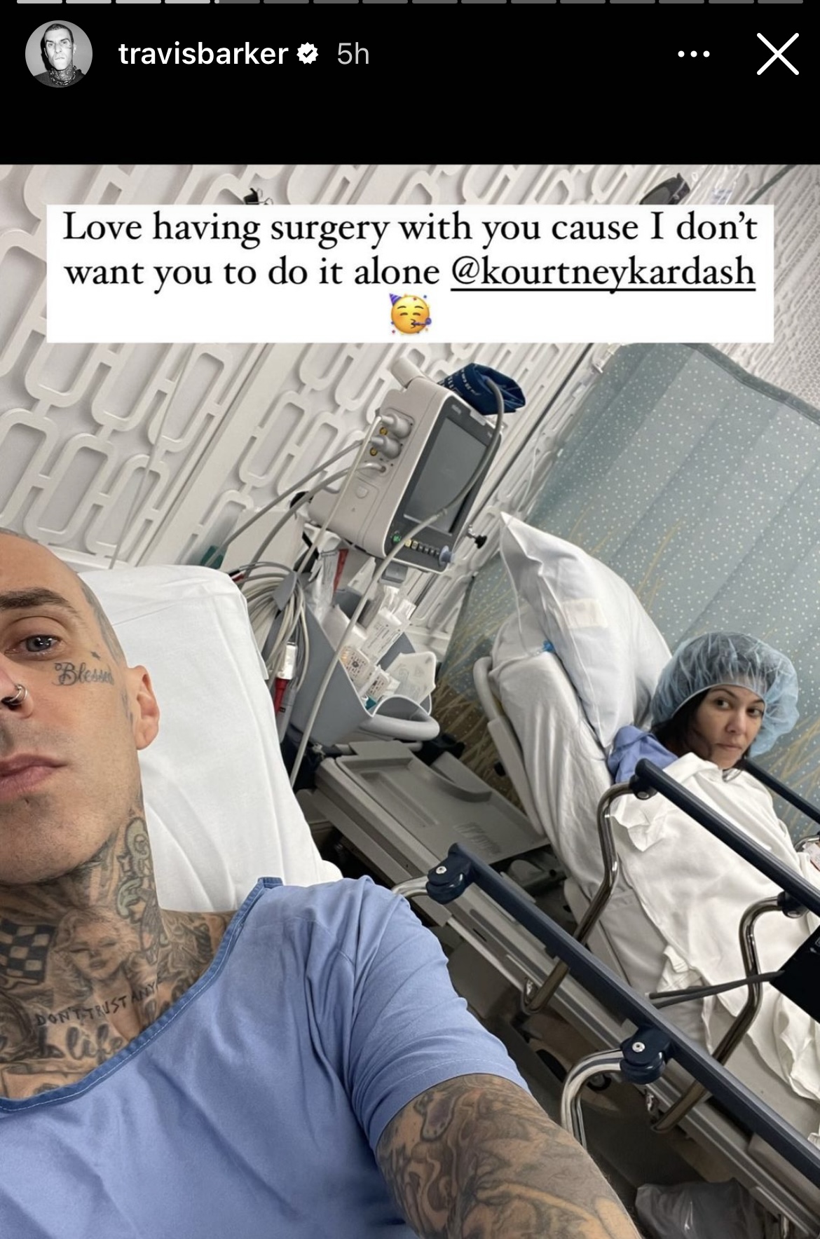 Travis Barker's tribute to wife Kourtney Kardashian on her birthday