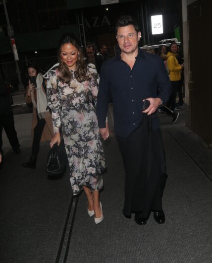 Nick and Vanessa Lachey sighting in New York City