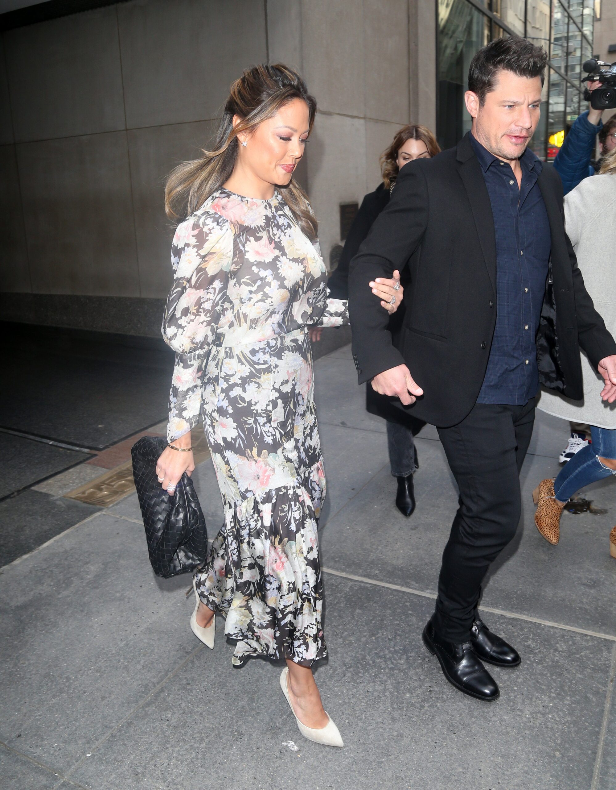 Nick and Vanessa Lachey sighting in New York City