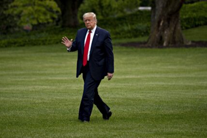Trump Returns to the White House after Pennsylvania Travel