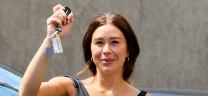 The Bachelorette Gabby Windey seen at DWTS dance rehearsals for Season 31
