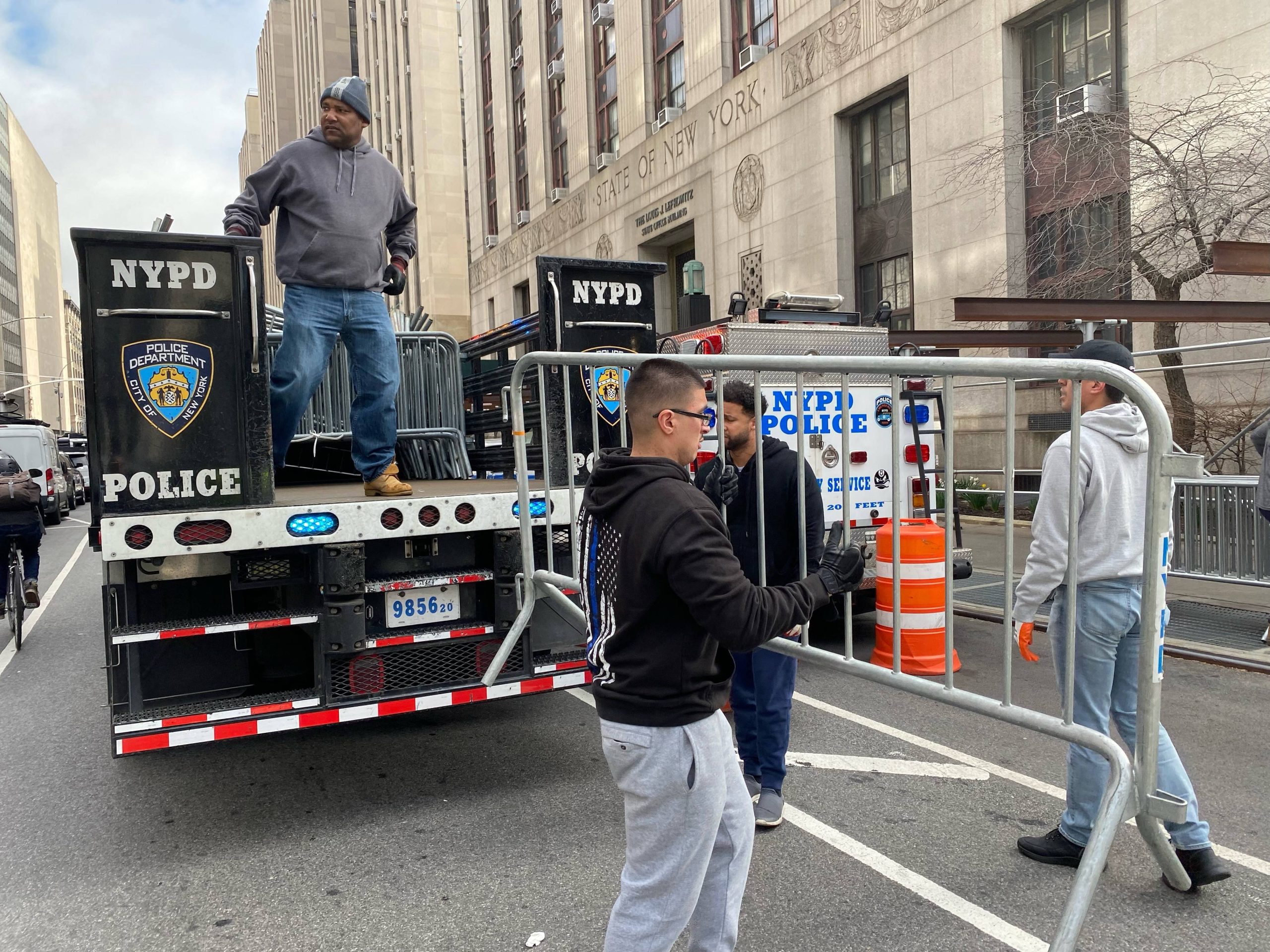 Donald Trump is Arraigned at the Manhattan Criminal Courthouse