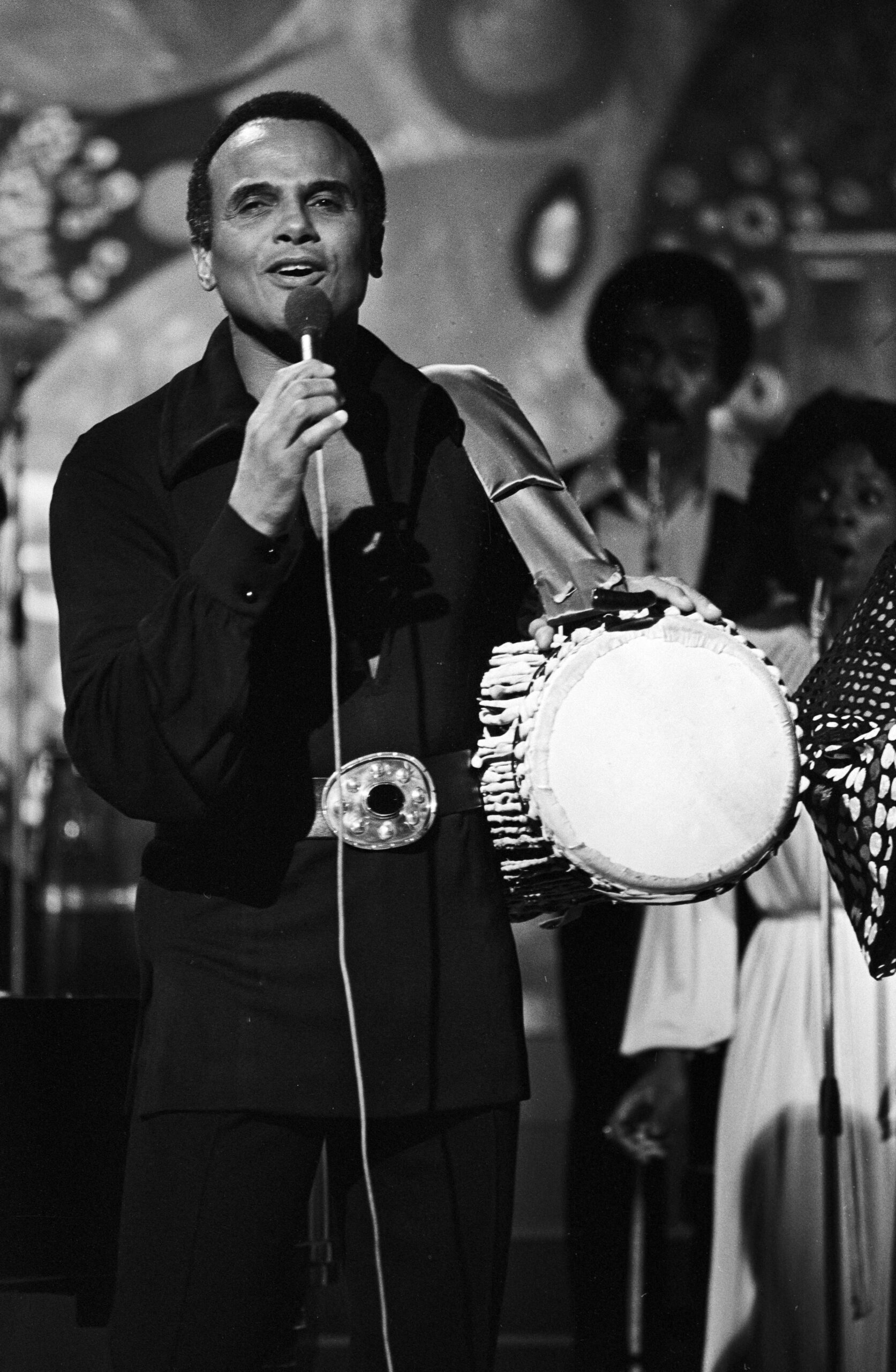 Actor-singer Harry Belafonte who will star in a new Western film called quot Buck and the Preacher quot with Sidney Poitier 22 03 1972