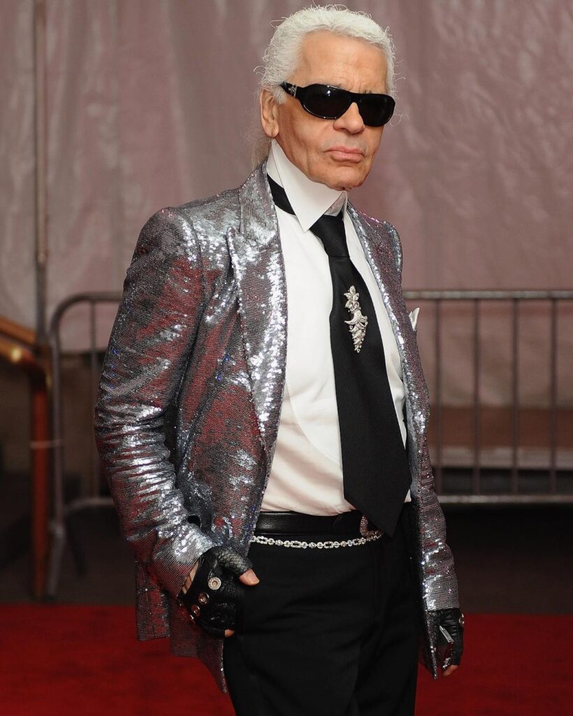 Karl Lagerfeld at the 2008 Met Gala