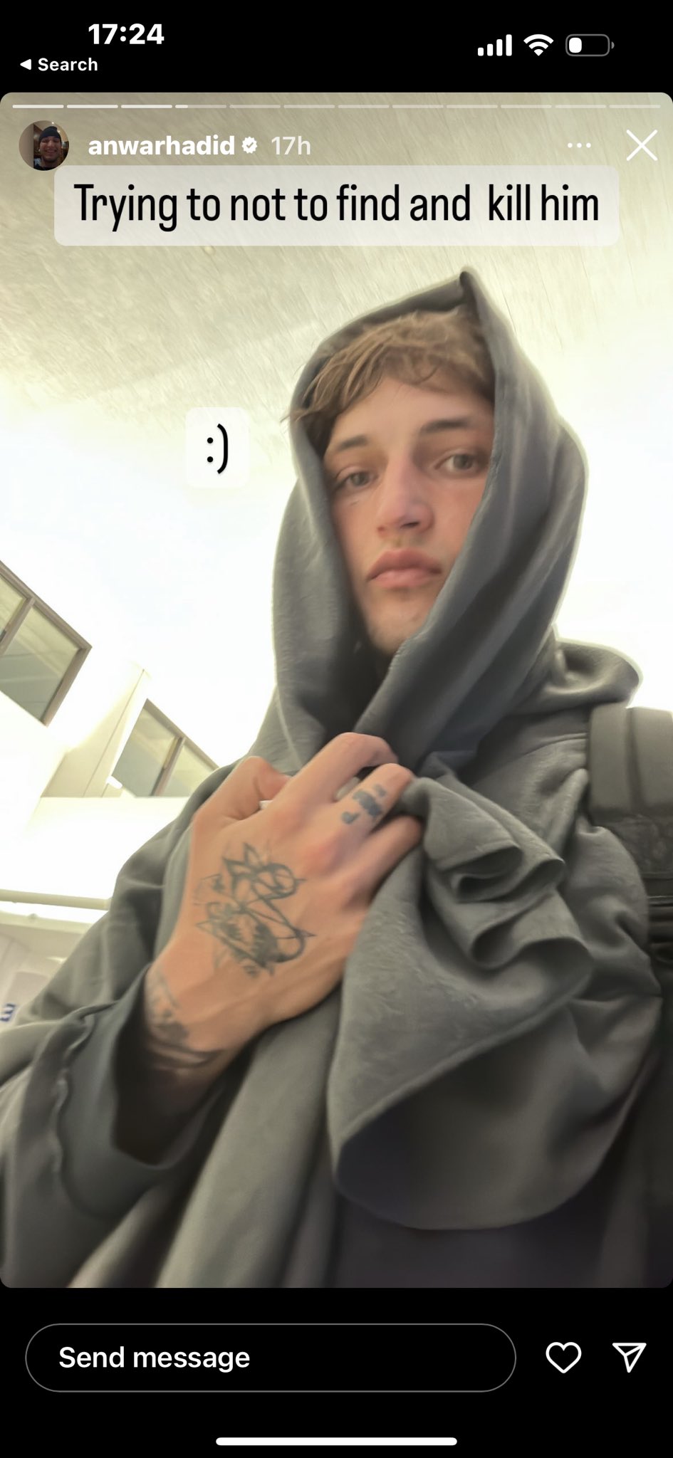 Anwar Hadid reacts to ex Dua Lipa's new relationship