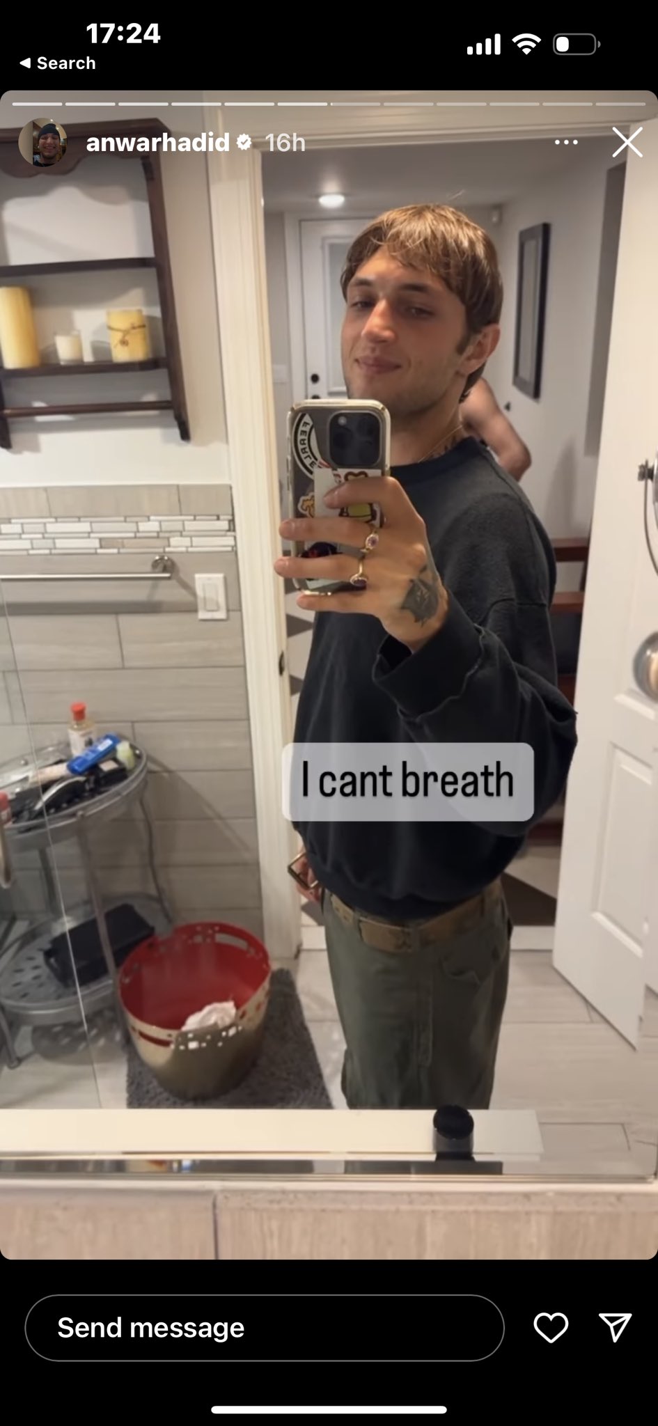 Anwar Hadid reacts to ex Dua Lipa's new relationship