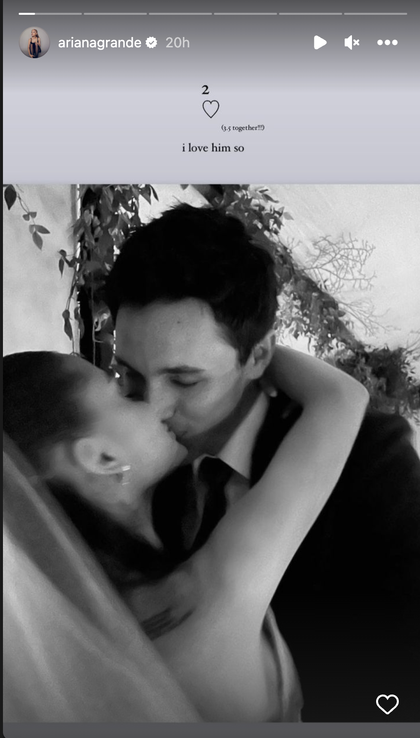 Ariana Grande and husband Dalton Gomez celebrate second wedding anniversary