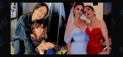 Salma Hayek posts some "real" beauty pics with Penélope Cruz