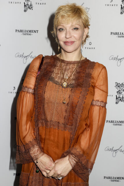 Courtney Love at Pretty On The Inside Private View at The Brewery in Parliament Tattoo, London