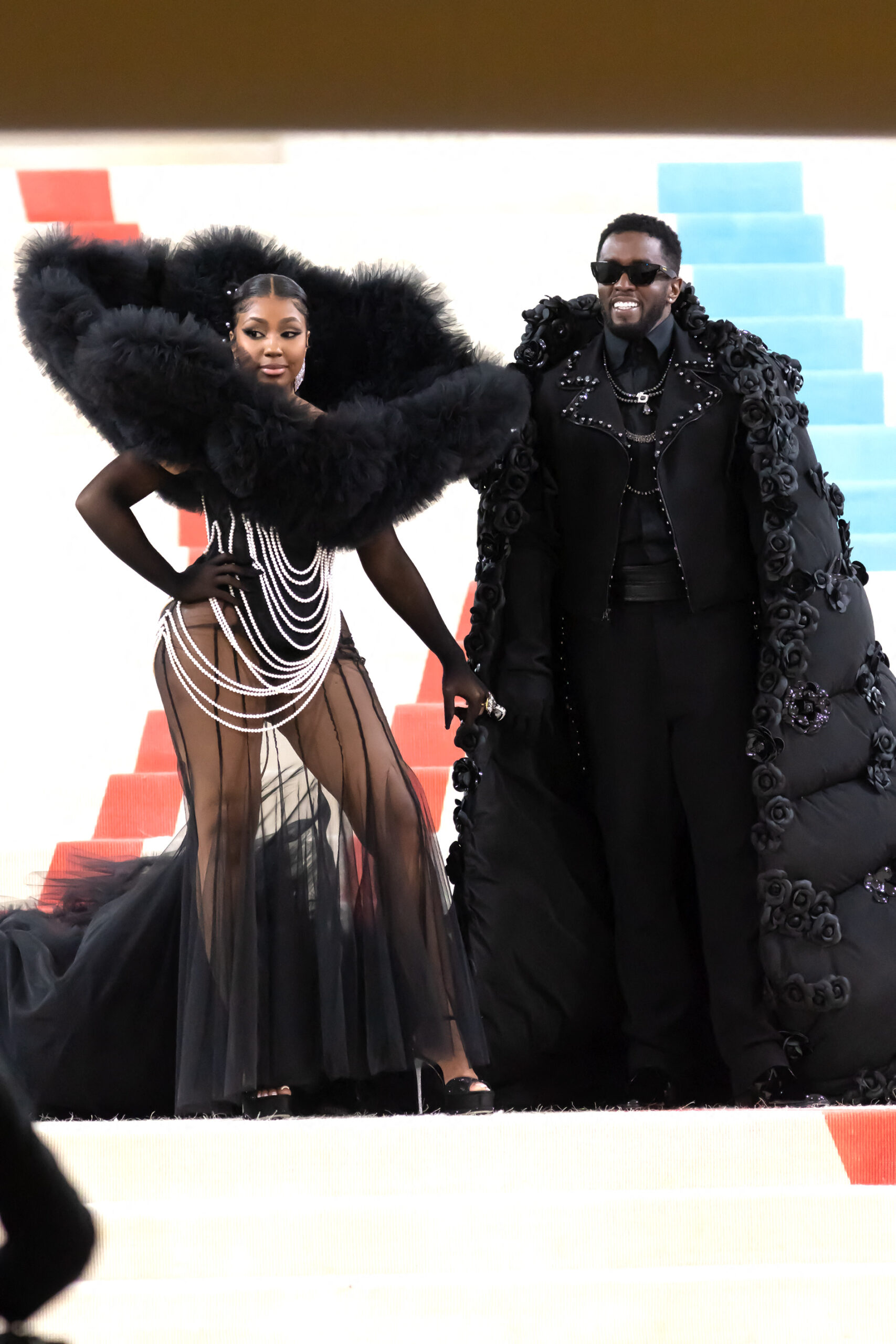 Yung Miami and Sean Combs at the 2023 MET Gala