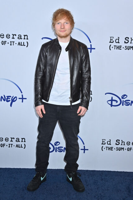 Ed Sheeran at the The Sum Of It All New York Screening