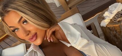 Eve Gale poses in a bikini