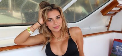 Georgia Hassarati Before Going Scuba Diving