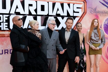 the Guardians of The Galaxy Vol. 3 European Gala Event at the Avengers Campus