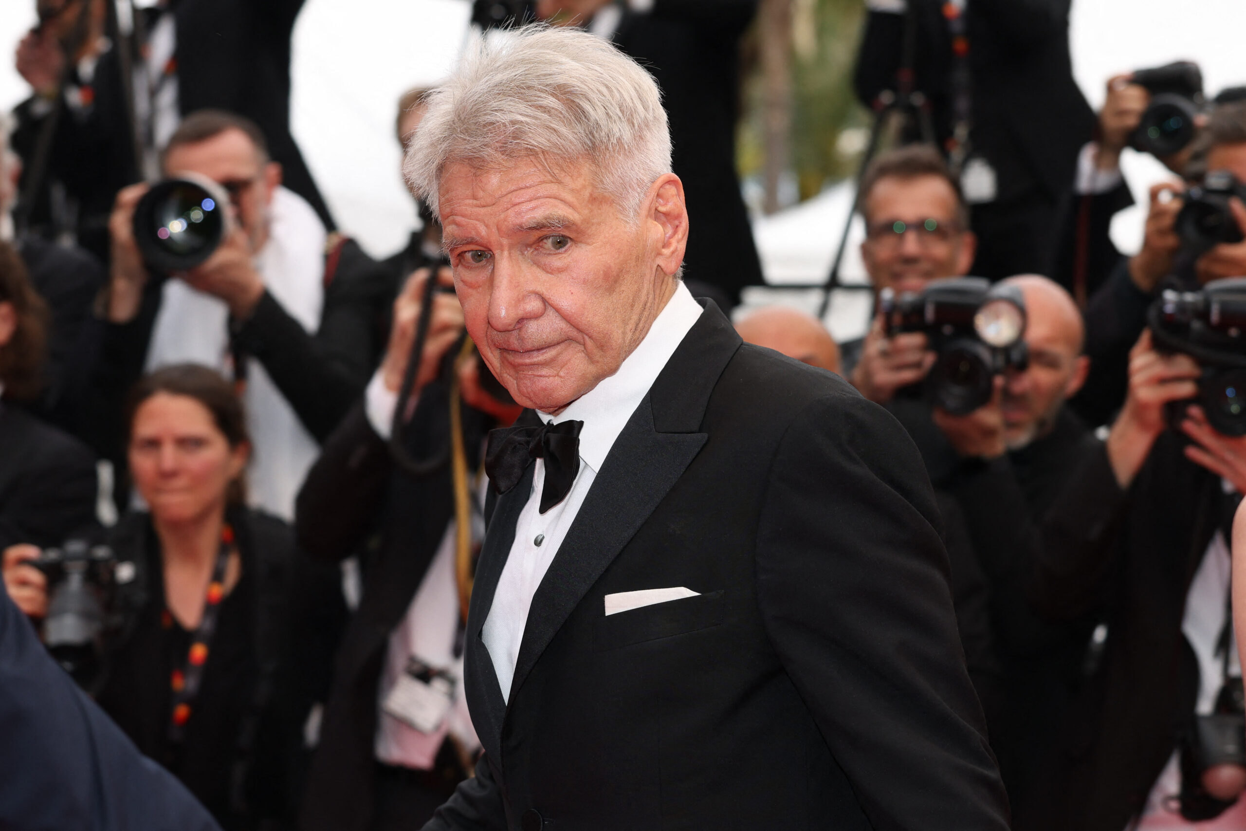 Harrison Ford at the Cannes Film Festival premiere of 'Indiana Jones 5'