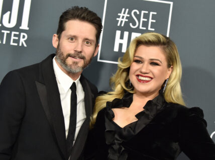 Kelly Clarkson and ex-husband Brandon Blackstock at the 25th Annual Critics' Choice Awards - Arrivals