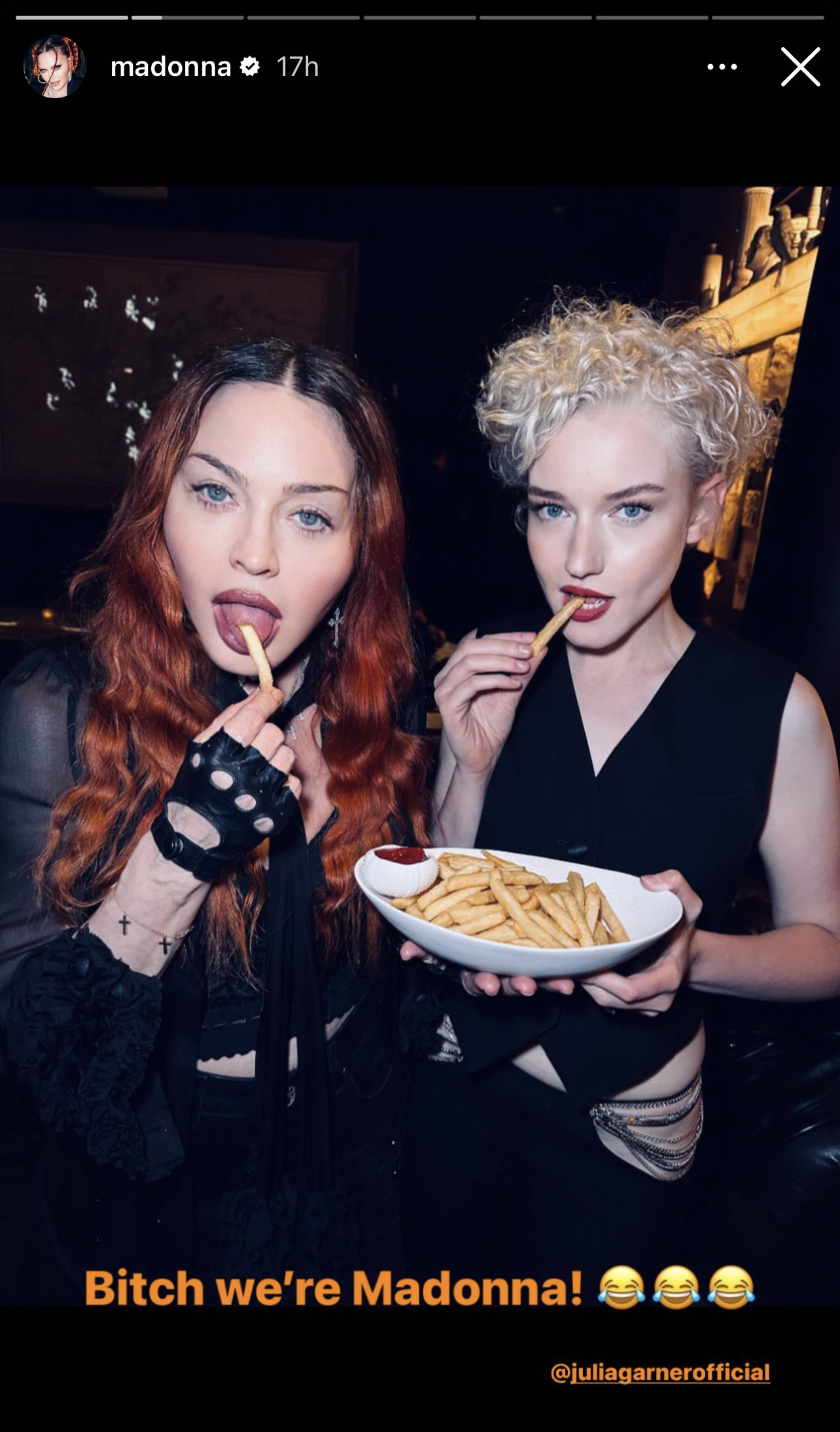 Madonna Links Up With Julia Garner In New Pics Despite Shelved Biopic