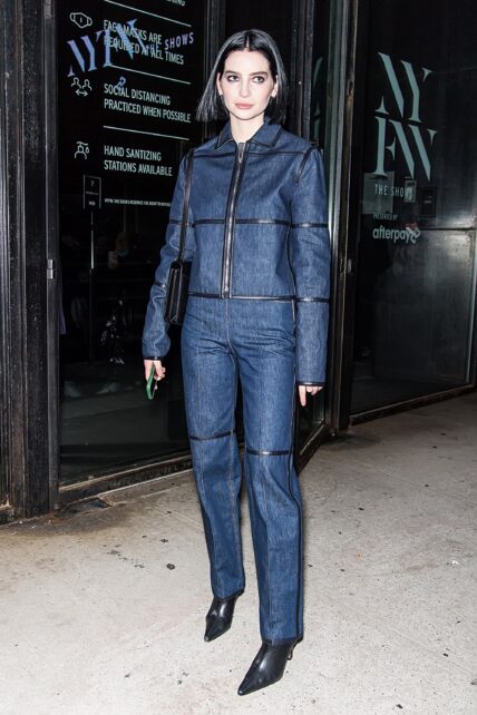 Meadow Walker arrives to 'No Waste' dinner during New York Fashion Week