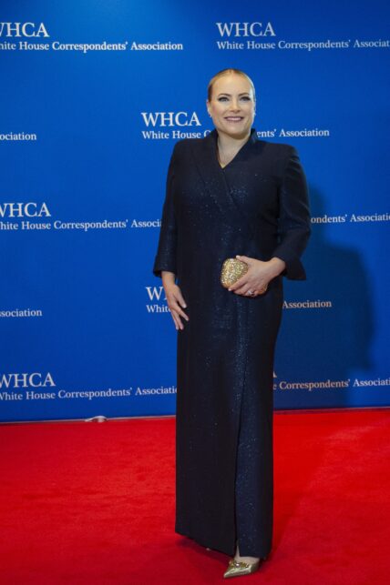 Meghan McCain arrives for the 2022 White House Correspondents Association Annual Dinner at the Washington Hilton Hotel