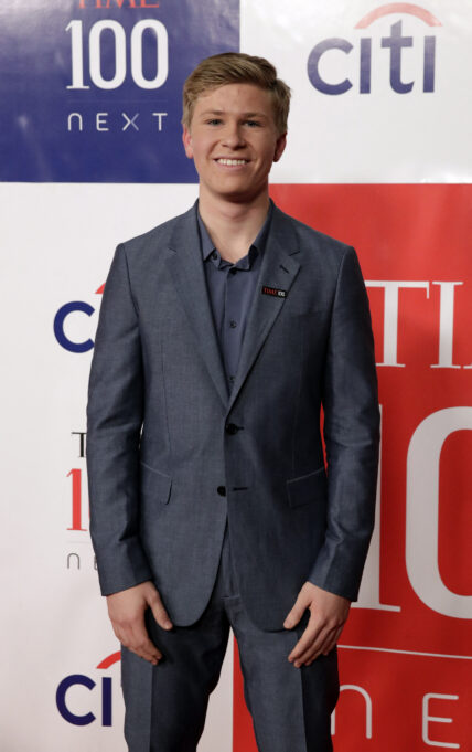 Robert Irwin arrives on the red carpet at the TIME 100 Next