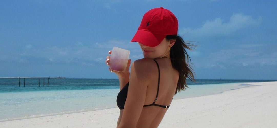 Kendall Jenner's Promotes Skim Super Low-Cut Shorts