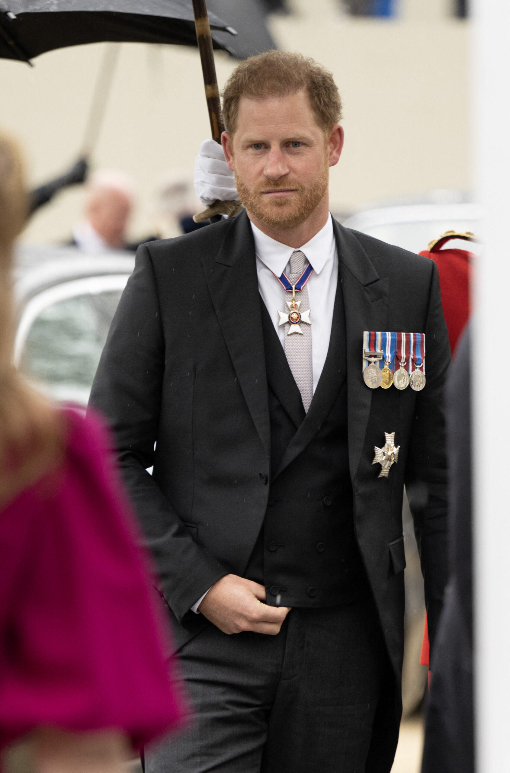 Prince Harry at the Coronation of King Charles III and Queen Consort Camilla