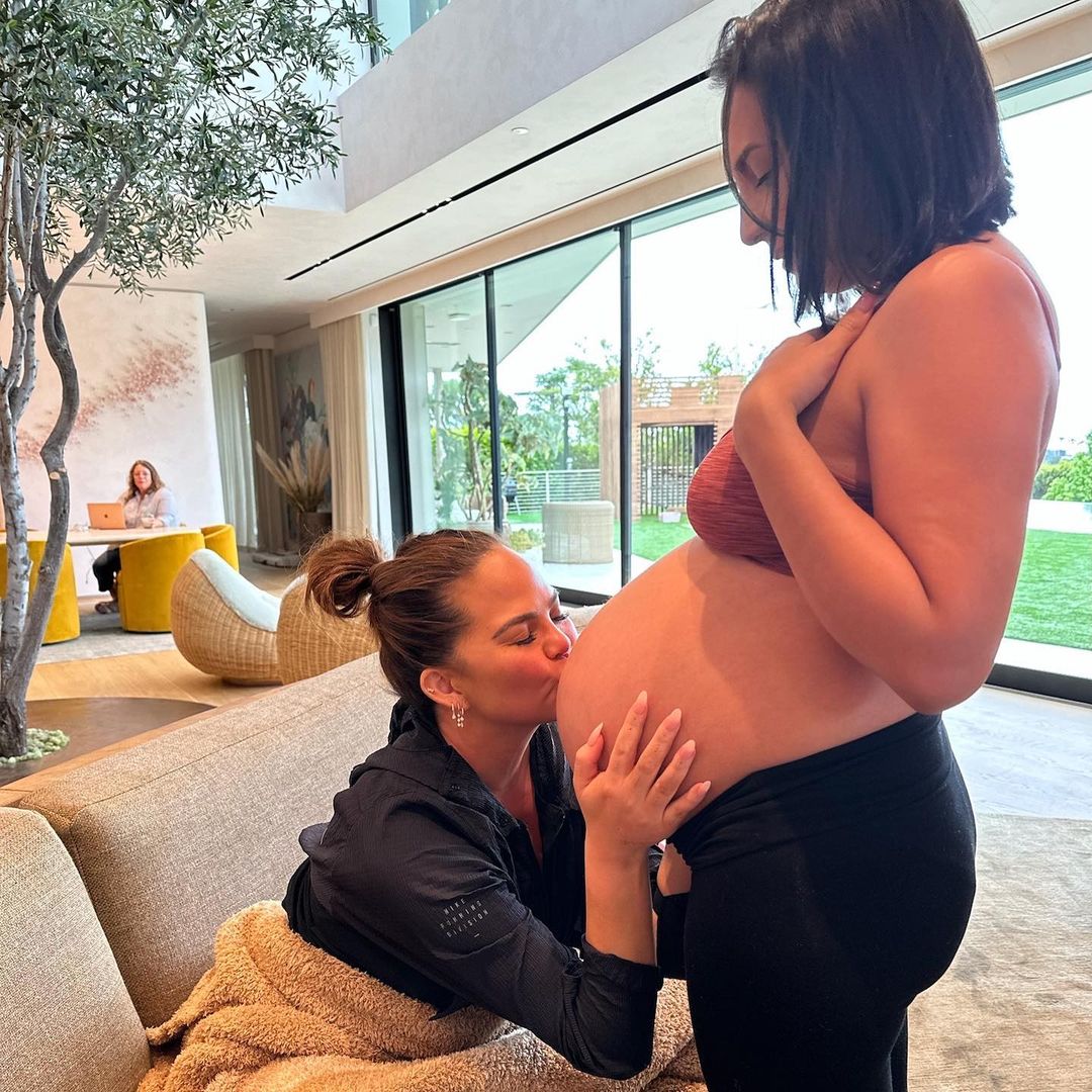 Chrissy Teigen and surrogate Alexandria