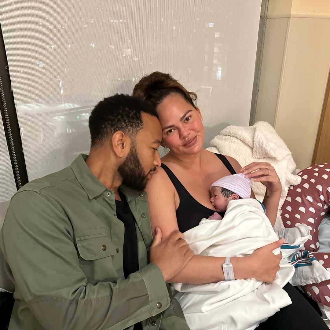 Chrissy Teigen and John Legend introduce their son Wren Alexander Stephens