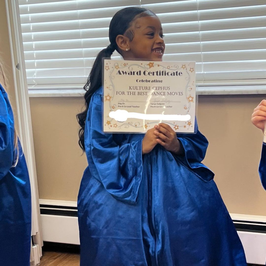 Cardi B's daughter Kulture celebrates Pre-K-Graduation