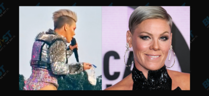 Singer Pink shocked by fan throwing their mother's ashes at her
