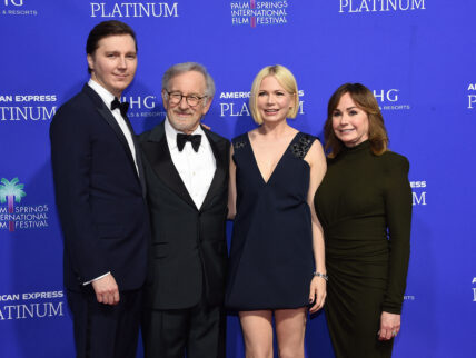 Dumb Money star Paul Dano promoting The Fabelmans