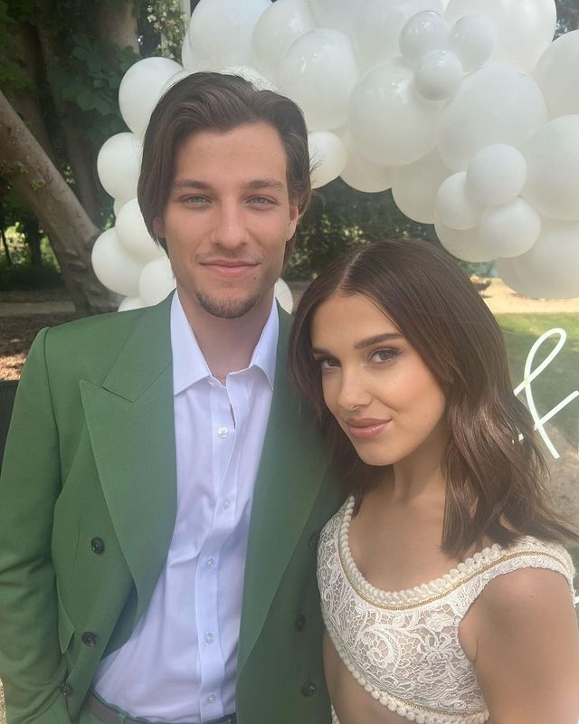 Millie Bobby Brown Looks Stunning At Her Engagement Party With Fiancé Jake Bongiovi