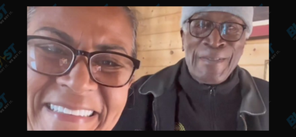 John Amos and daughter Shannon Amos