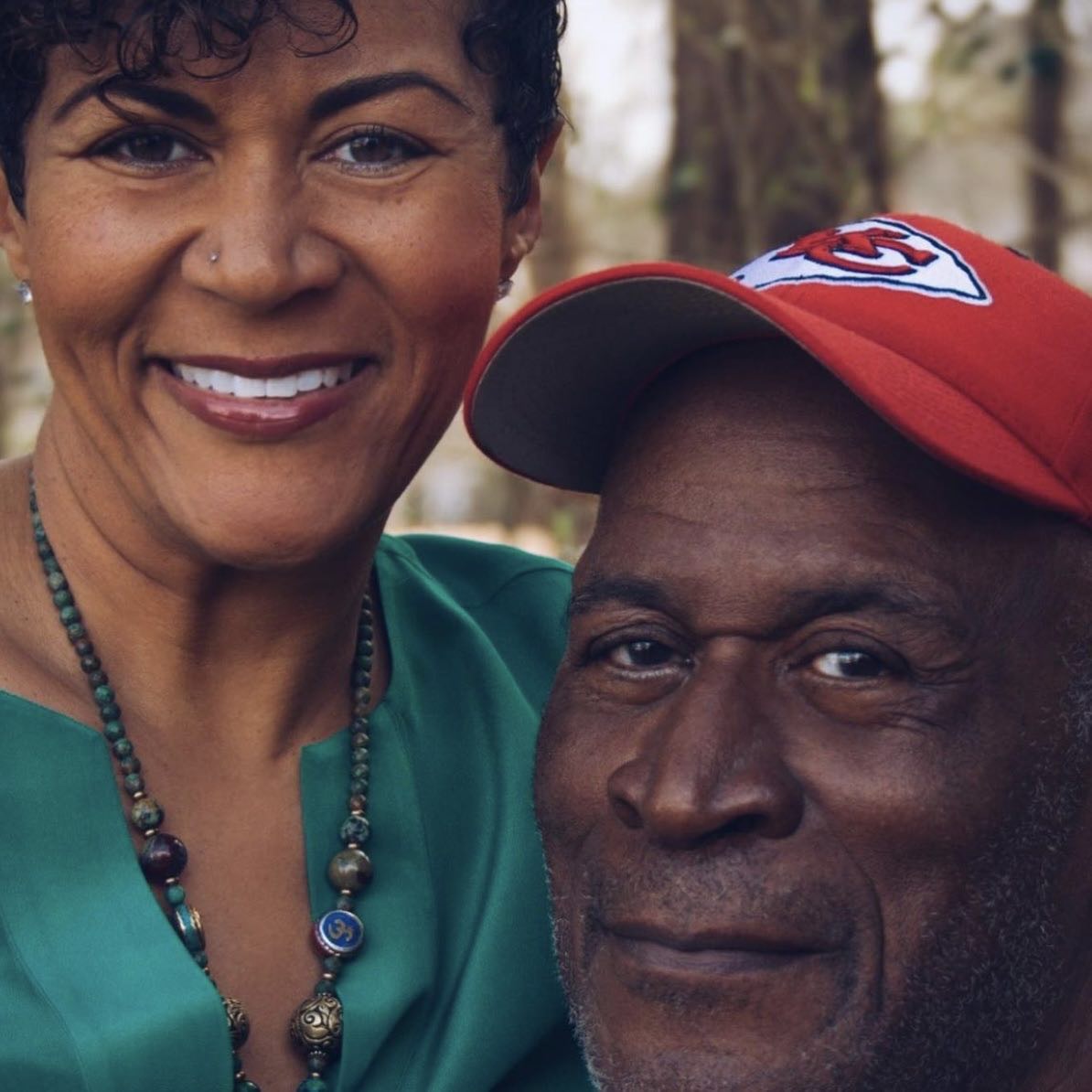 John Amos and daughter Shannon Amos