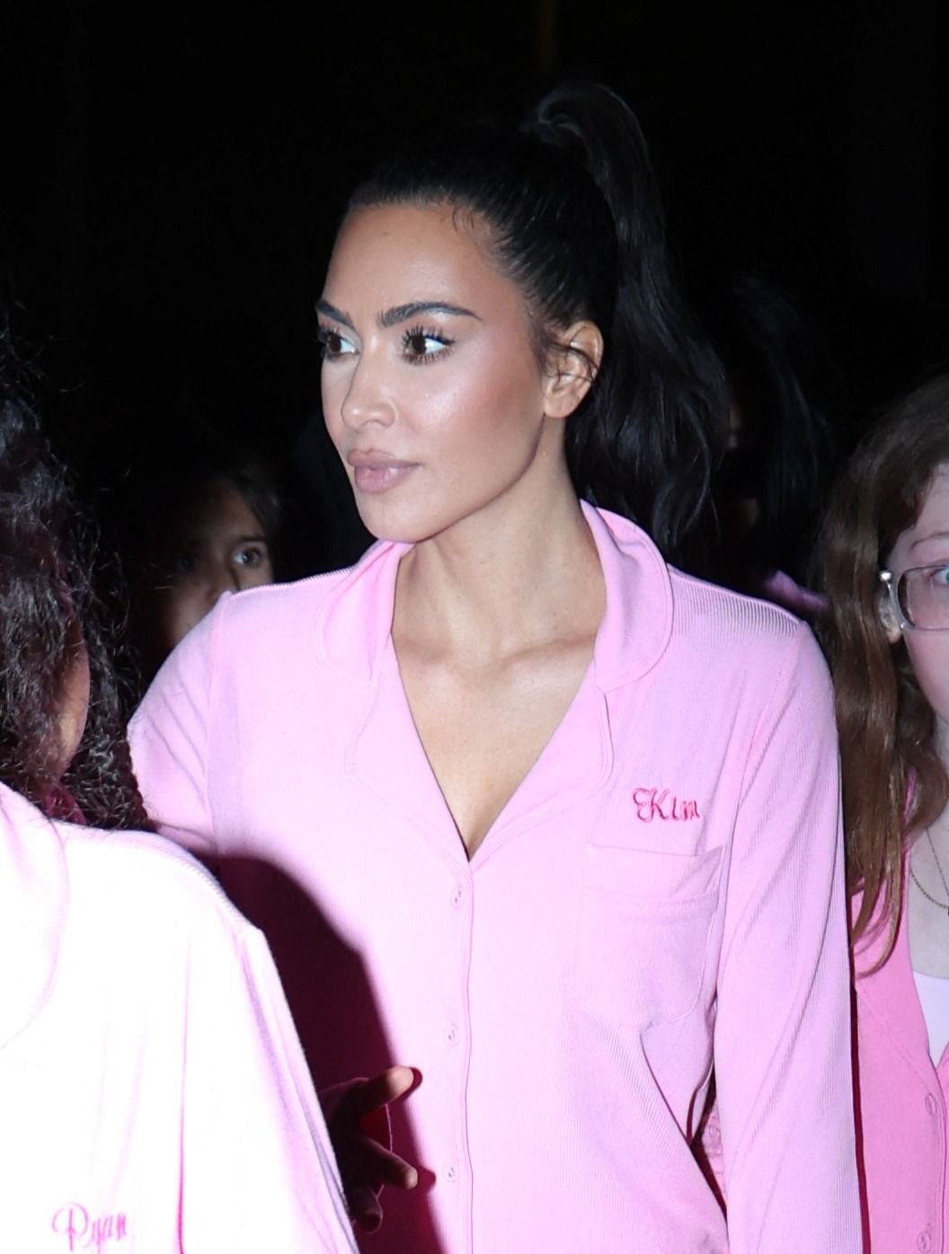 Kim Kardashian celebrates daughter North's 10th birthday in slippers and onsie's with Kourtney and others