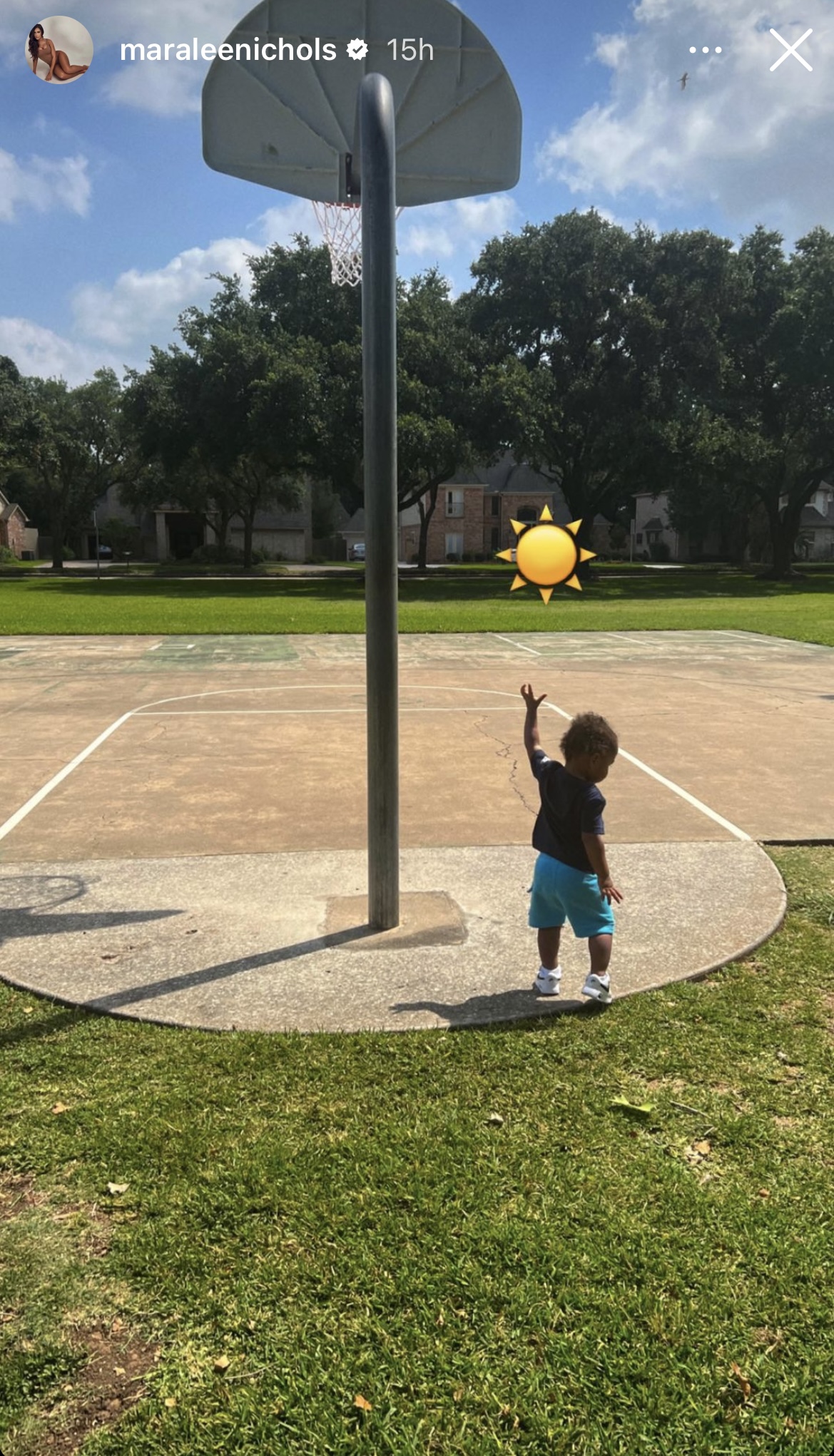 Maralee Nichols' son follows in father Tristan Thompson's basketball steps