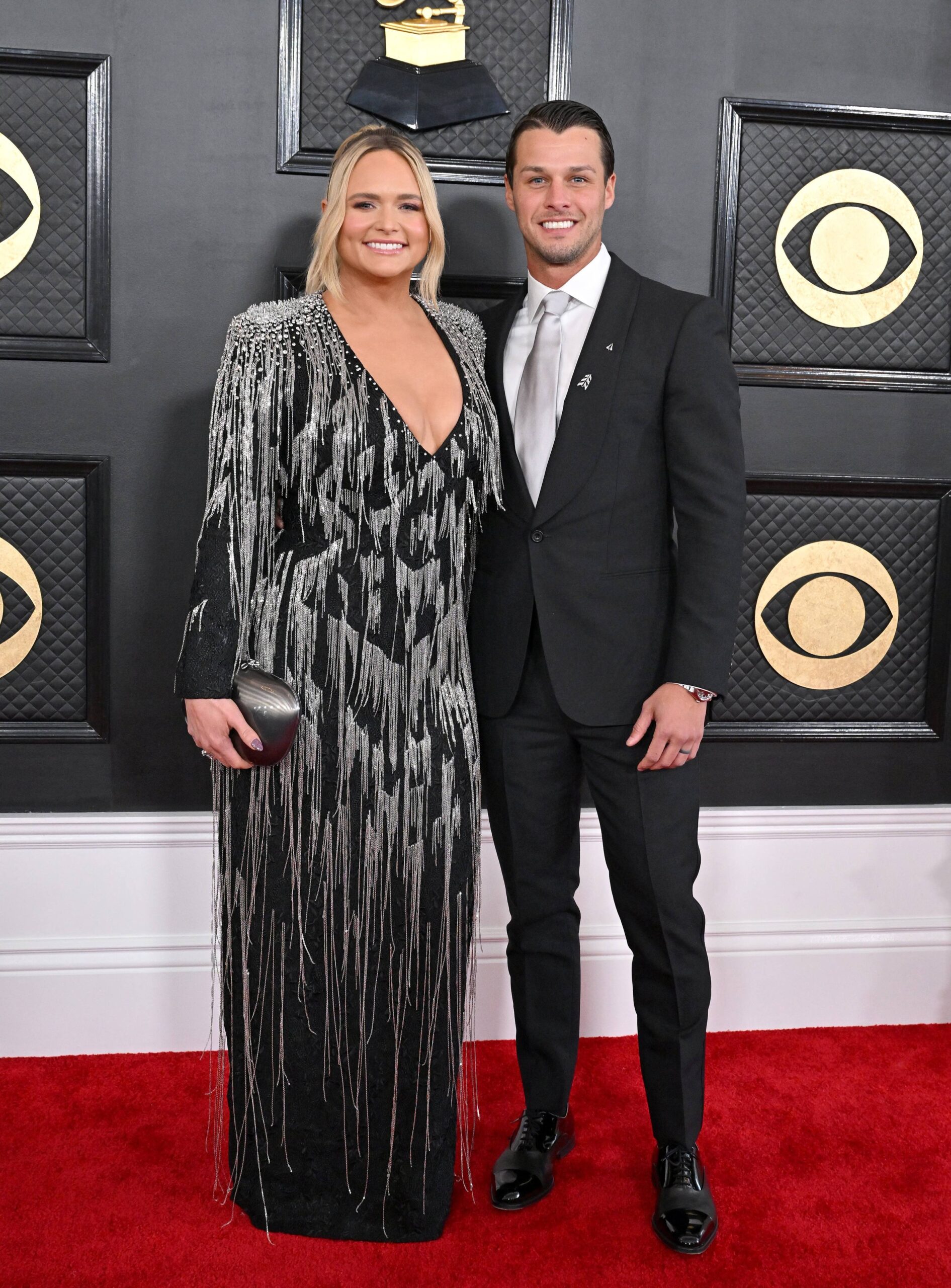 Miranda Lambert and Brendan McLoughlin at the 65th GRAMMY Awards