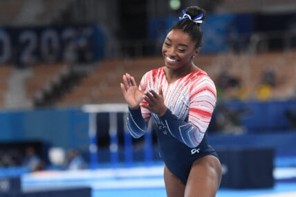 Simone Biles at the Tokyo Olympics 2020