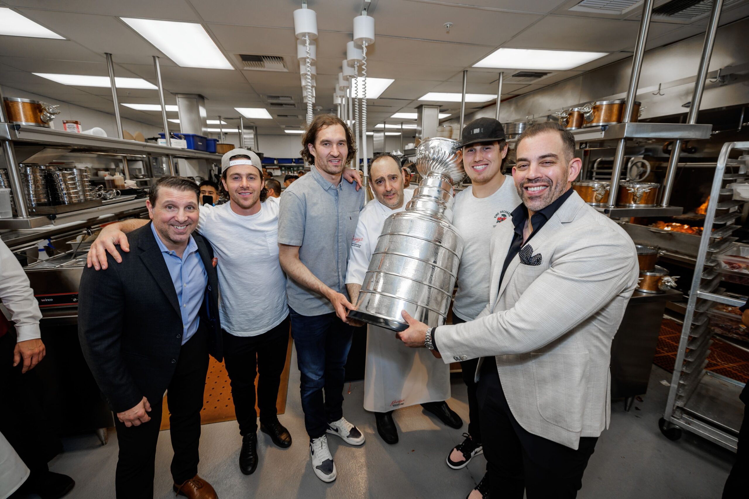 Las Vegas Golden Knights Bring All Three Championship Trophies To Party At Circa