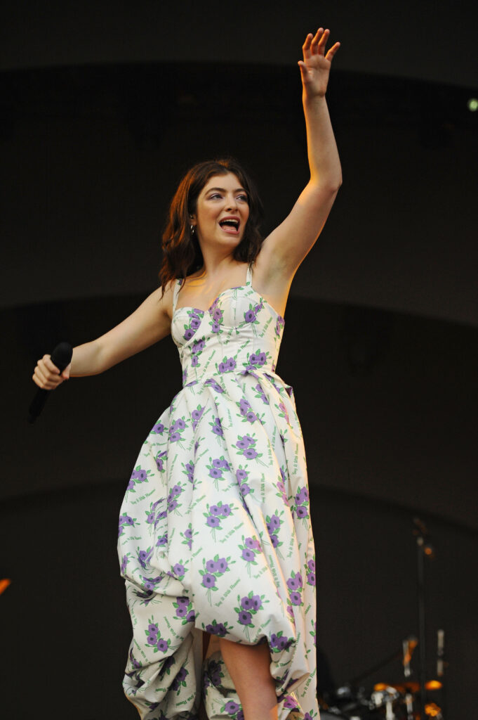 Lorde performing at ALL POINTS EAST