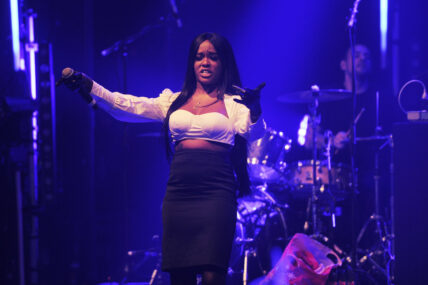 Azealia Banks performing at Electric Brixton in London