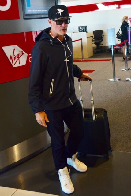Vanilla Ice is seen arriving at Melbourne airport in Melbourne