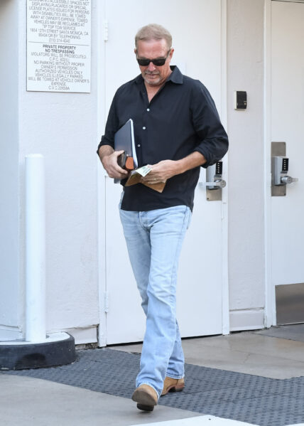 Kevin Costner out and about in Beverly Hills