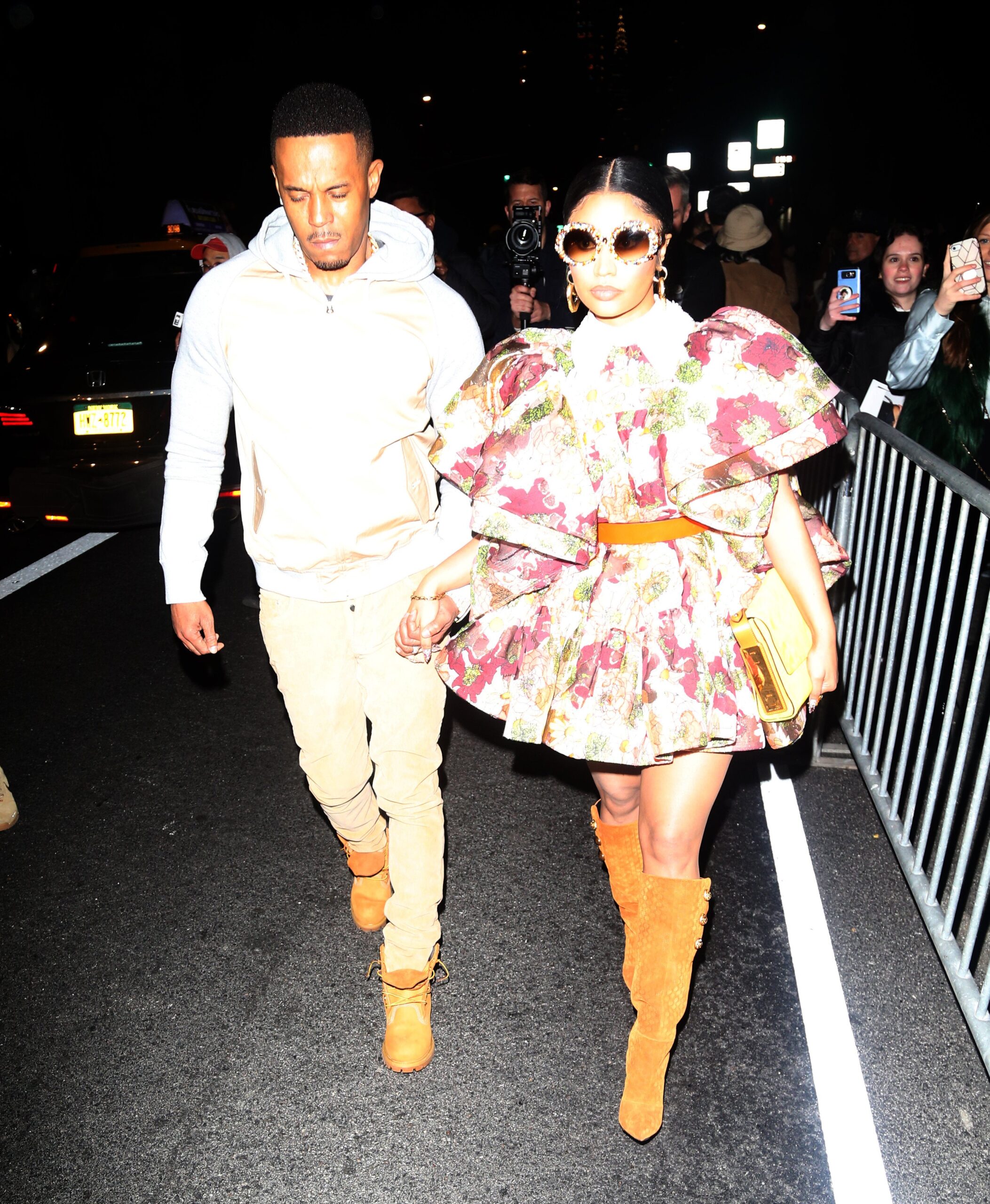 Nicki Minaj and Kenneth Petty out and about in New York City