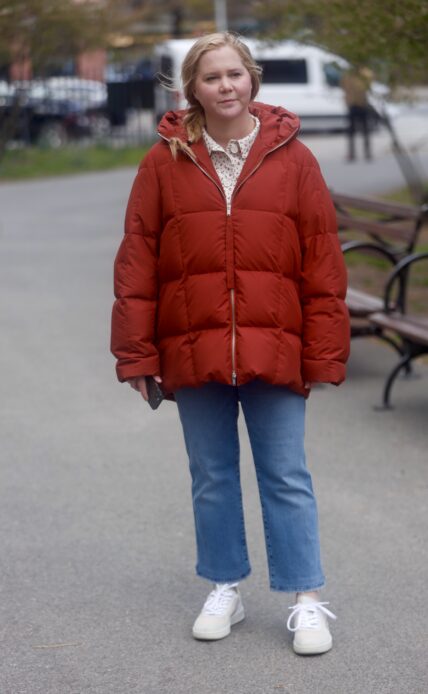 AMY SCHUMER filming a revamped INSIDE AMY SCHUMER