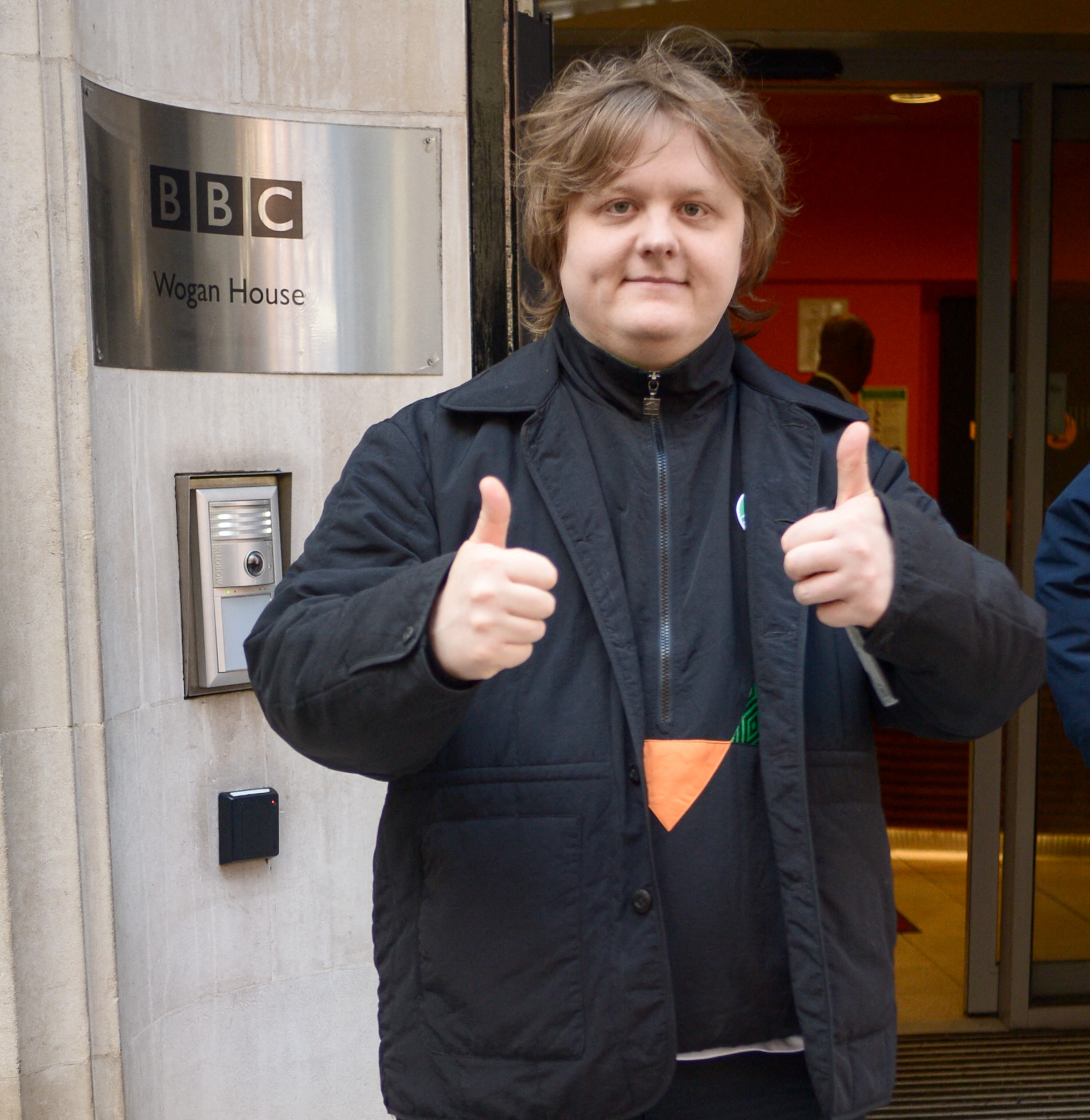 Singer Lewis Capaldi pictured at BBC Radio 2 Studios in London on 24 March 2023
