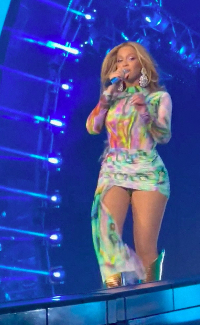 Beyonce puts on raunchy onstage display during Renaissance World Tour